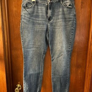 Old Navy High-Rise Wow Straight Jeans - Dark Blue